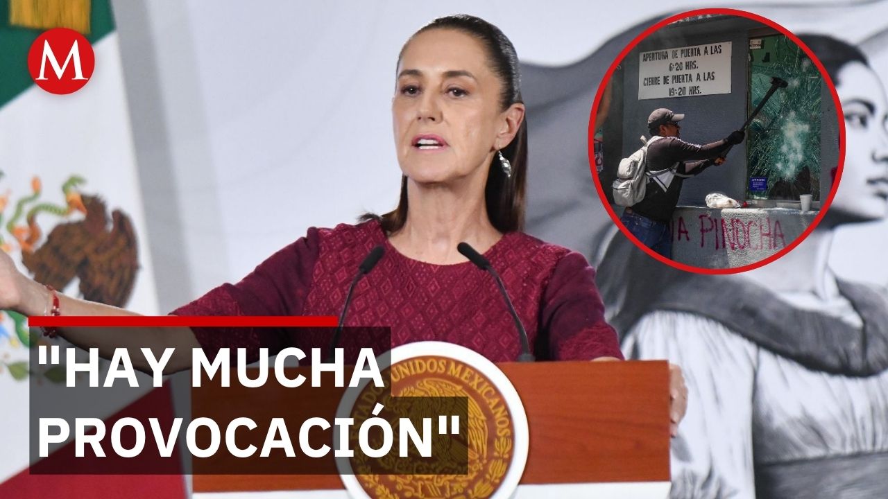 Sheinbaum destapa lo que hay detrás de las marchas de la CNTE