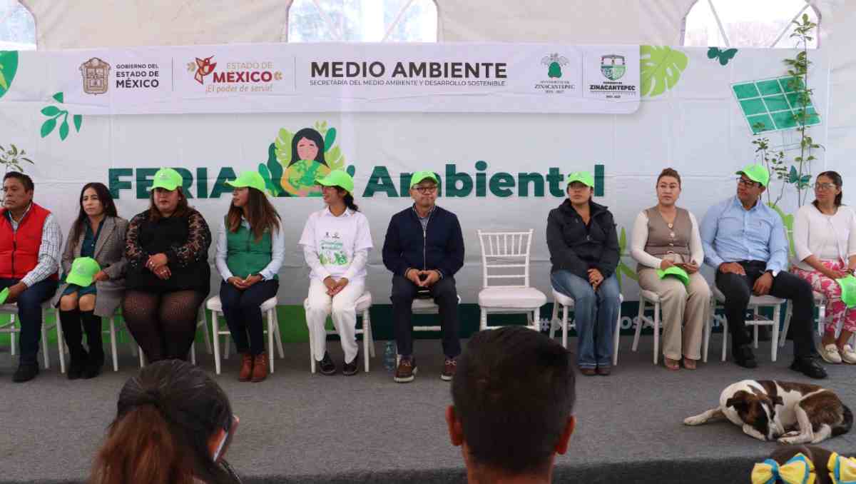Zinacantepec presentó programas de reforestación, biodiversidad y desarrollo sostenible en feria ambiental. | Foto: Especial