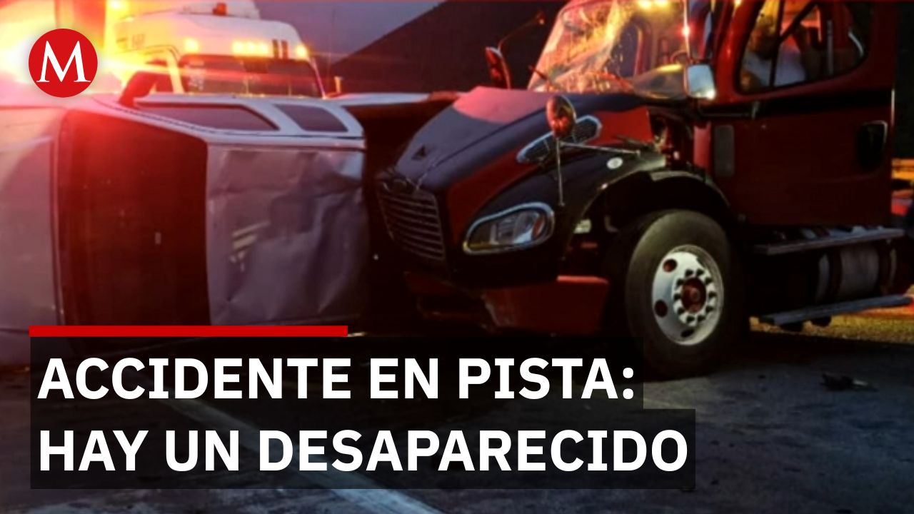 Accidente en autopista a Saltillo: un conductor desaparece tras el siniestro