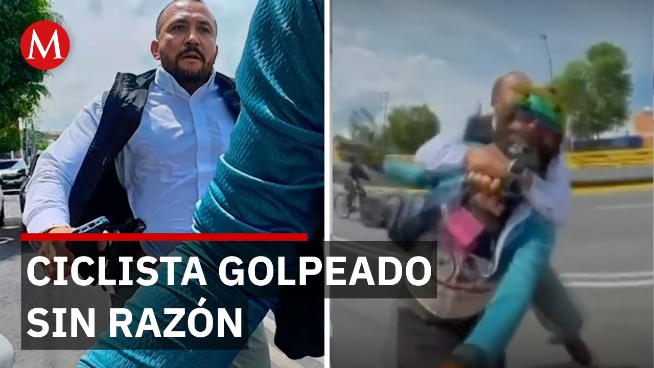 Automovilista agrede y patea a ciclista en Periférico Sur; la SSC investiga el caso