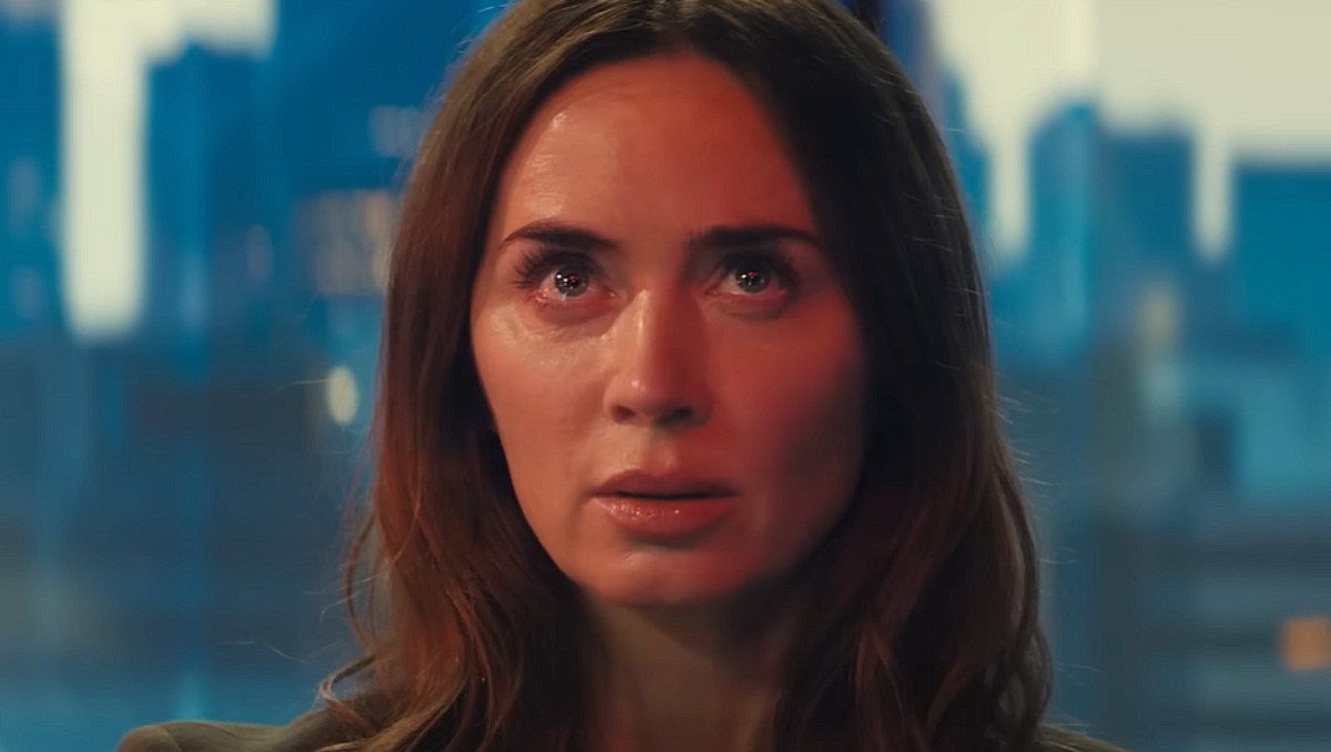 Emily Blunt en 'El día de la revelación', la nueva película de ciencia ficción de Steven Spilberg (YT: Universal Pictures Mexico)