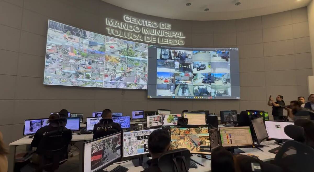 El nuevo equipamiento móvil transmite de forma ininterrumpida al Centro de Mando (C2) de Toluca. | Foto: Mario C. Rodríguez