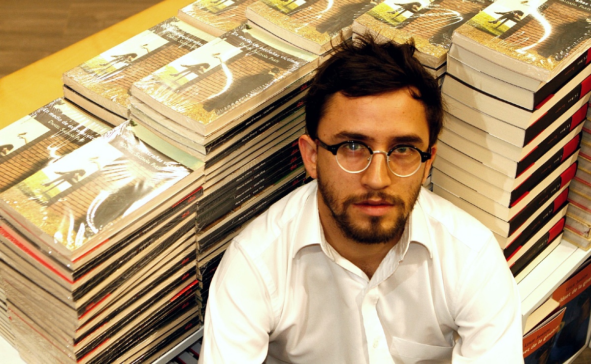 El escritor y poeta mexicano Daniel Saldaña París. (Foto: Alejandra Pantoja)