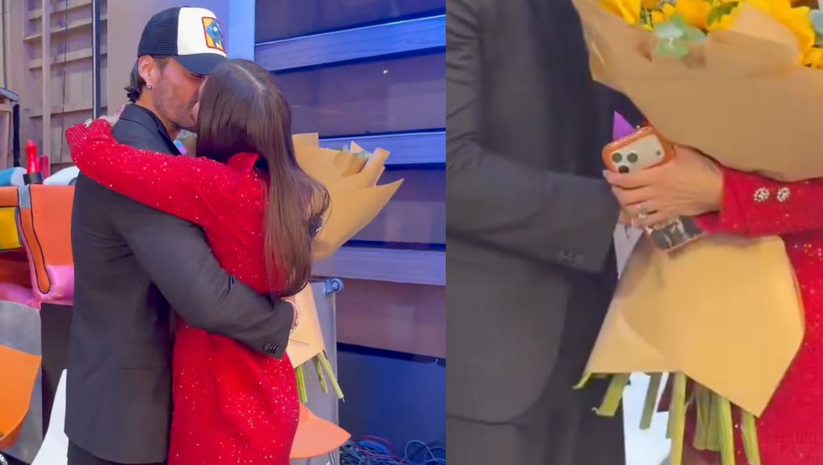 ¿Galilea Montijo se comprometió con Isaac Moreno? Aseguran que así presumió su anillo de compromiso (Foto: Captura de Pantalla)