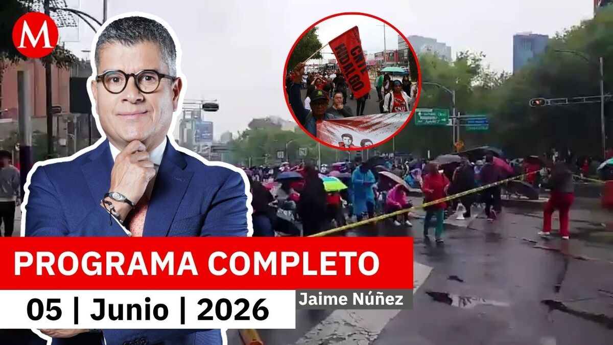 Maestros bloquean Paseo de la Reforma y juegan fútbol | Jaime Núñez, 5 de junio de 2026