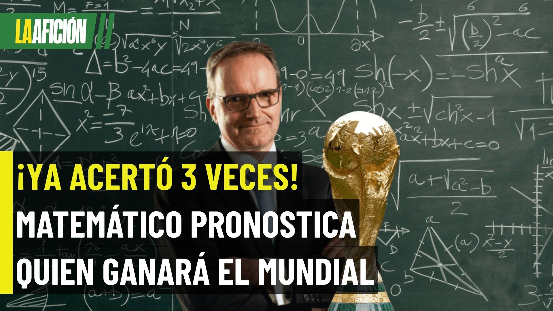 Matemático que acertó en 3 mundiales consecutivos da pronóstico para el 2026