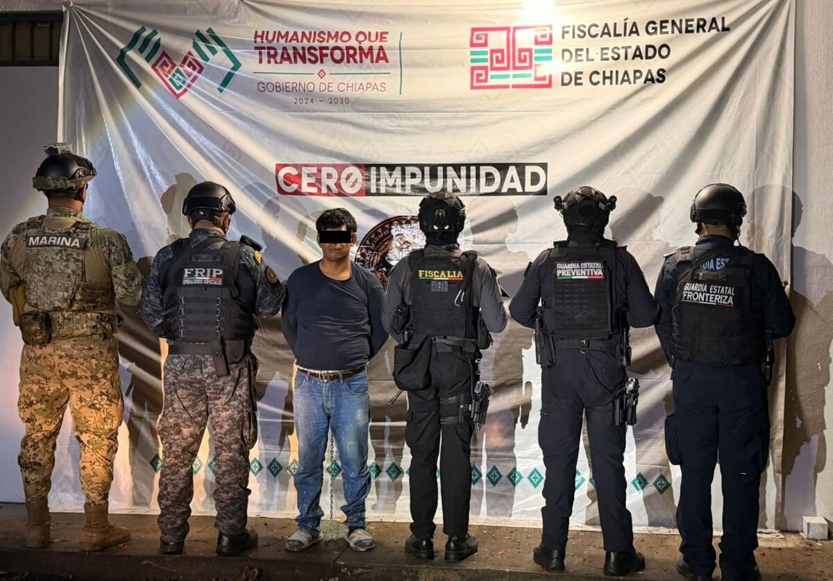 La acción se realizó por elementos de la Secretaría de Seguridad del Pueblo (SSP). (Foto: especial)
