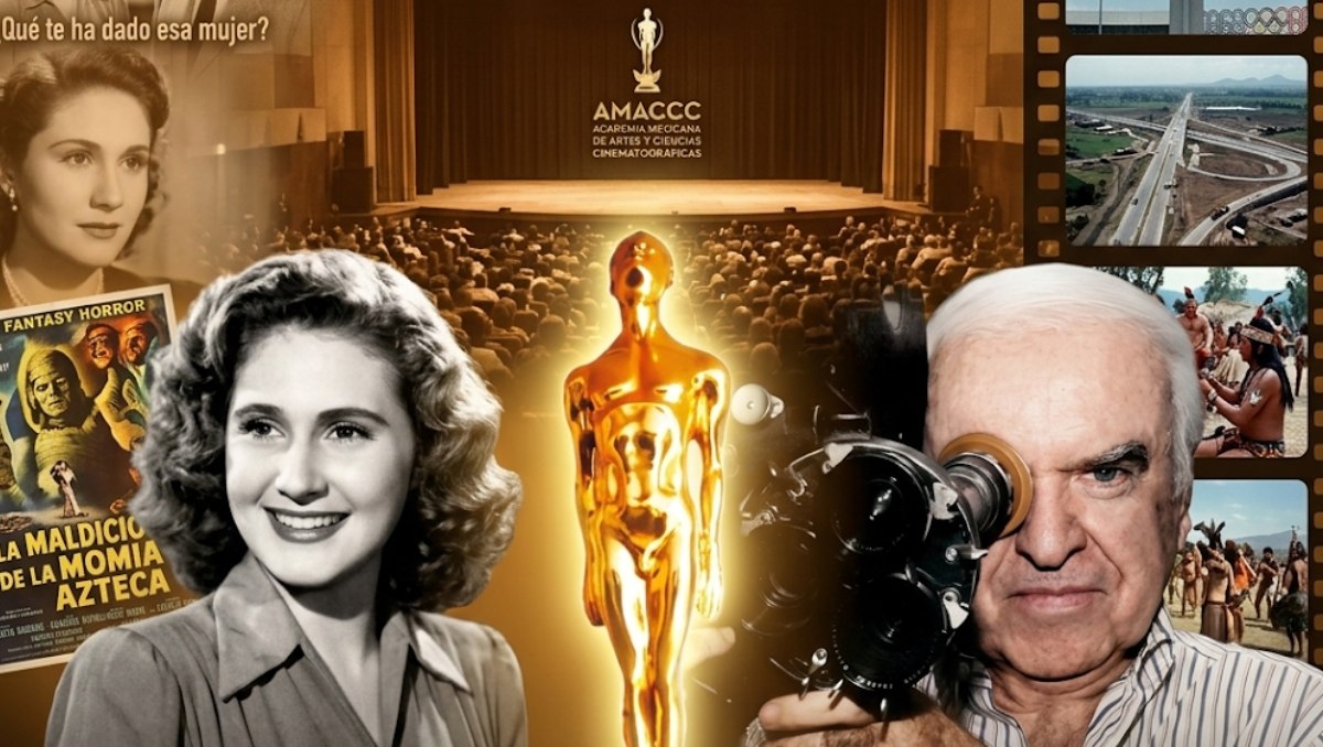 Ariel de Oro a Rosita Arenas, actriz de Pedro Infante, y al documentalista Demetrio Bilbatúa (Foto: IA M2)