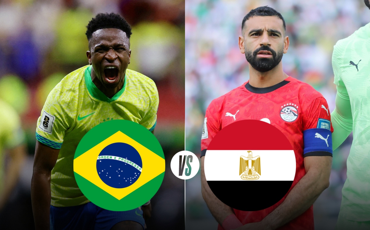 Brasil vs Egipto: Dónde y a qué hora ver EN VIVO | Minuto a minuto del amistoso internacional 2026 (Reuters/X @MoSalah)