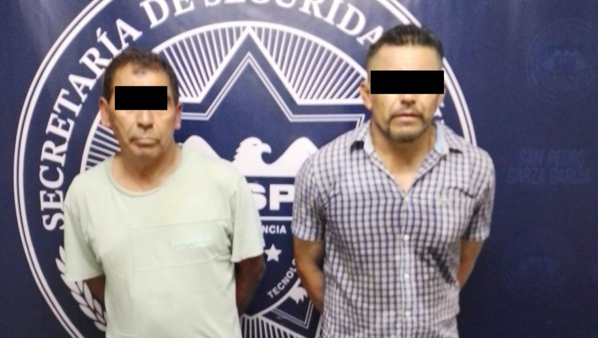 Los detenidos fueron identificados como Fernando “N” de 62 años  y Gabriel “N”. | Especial