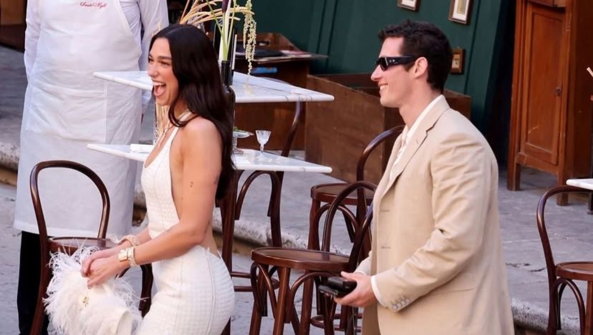 Dua Lipa y Callum Turner en su boda en Italia