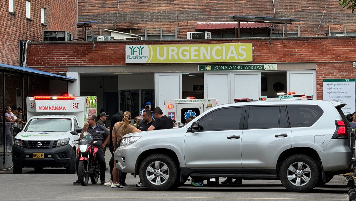 Herrera fue trasladado al Hospital Universitario Erasmo Meoz en Cúcuta | Foto: AFP
