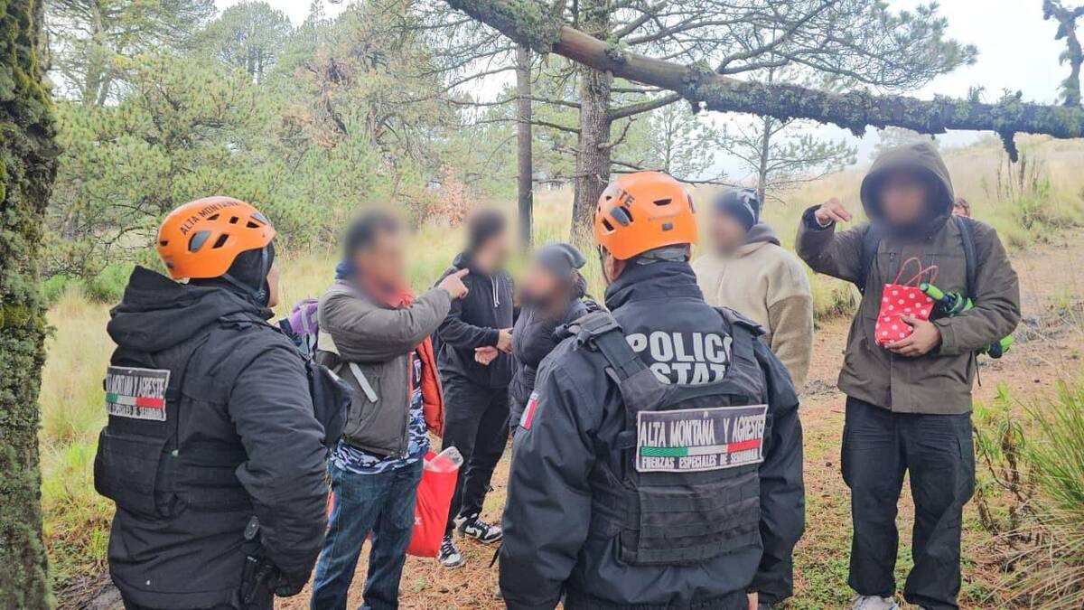 Se trata de cuatro hombres y dos mujeres que perdieron la orientación. (Foto: especial)
