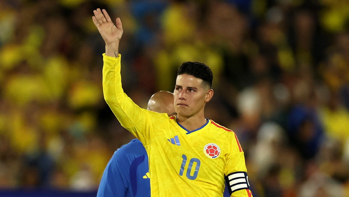 James Rodríguez responde a Antonella Petro tras publicar un video en apoyo a la Selección de Colombia (Reuters)
