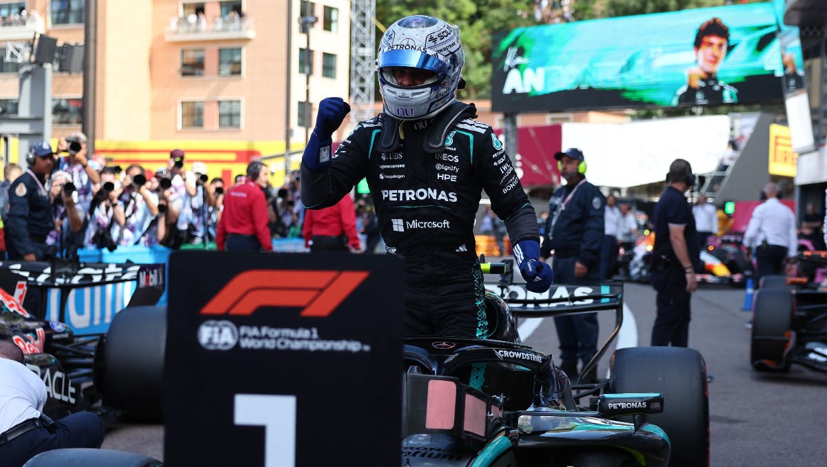 Kimi Antonelli destroza las aspiraciones de Ferrari y se queda con la pole del GP de Mónaco (Reuters)