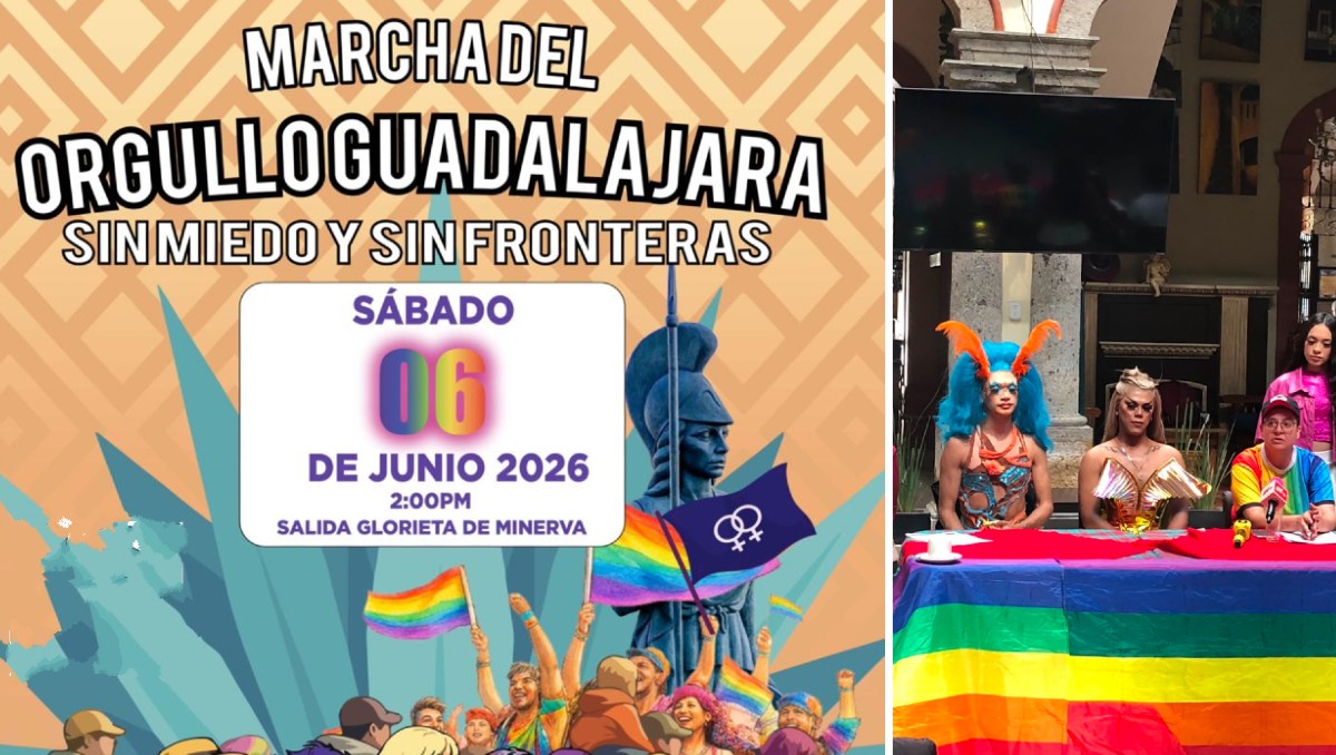 Marcha LGBT en Guadalajara se realiza este sábado 6 aquí todos los detalles (Cortesía)