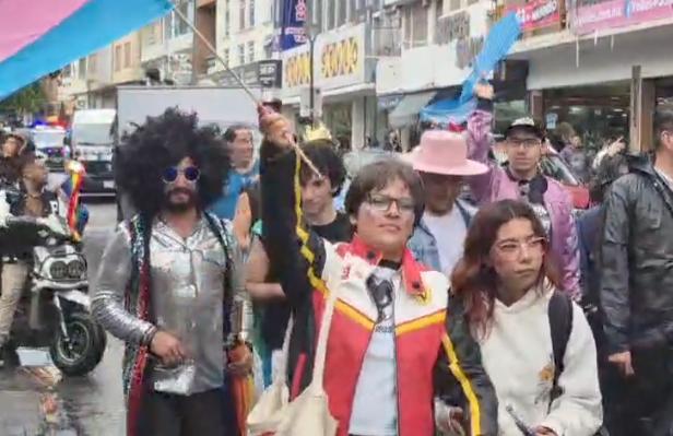 Marcha del Orgullo LGBT+ en Pachuca. (Guadalupe Trejo)