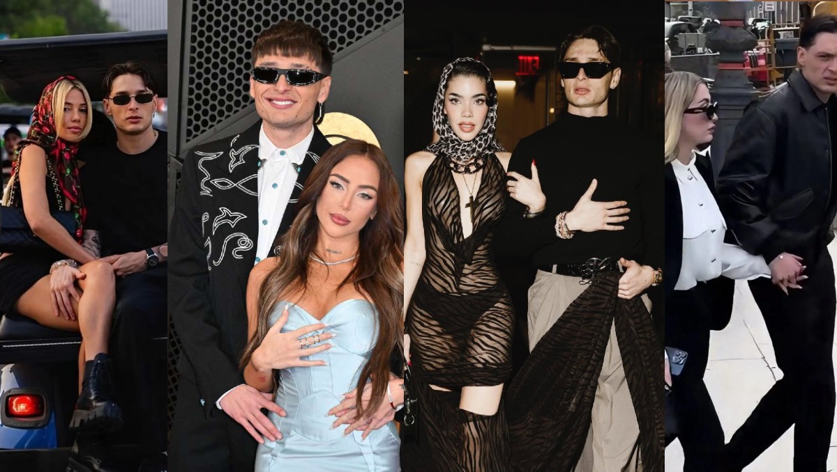 Peso Pluma y sus polémicas relaciones con Nicki Nicole a Kenia Os y Hannah Howell. | FOTO: Archivo