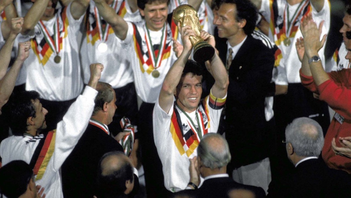 Selección de Alemania, campeón del Mundial de Italia 1990 (AP)