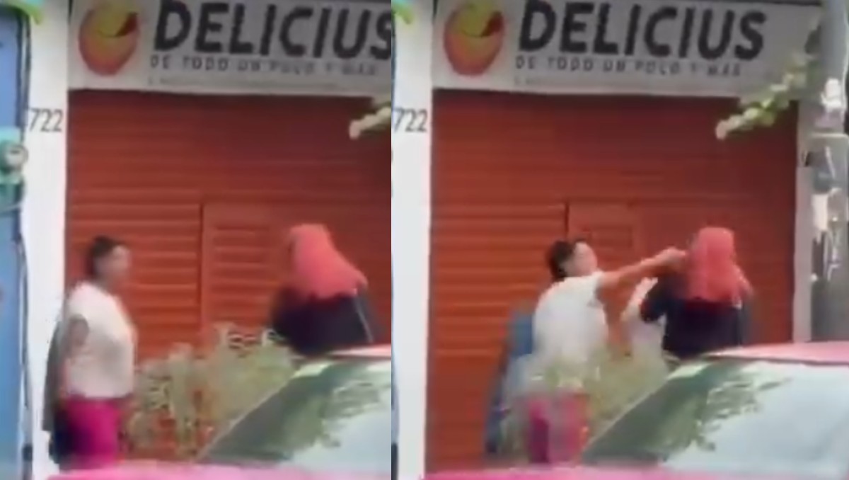 Video muestra agresión contra una joven en calles de Azcapotzalco. | FOTO: Redes sociales
