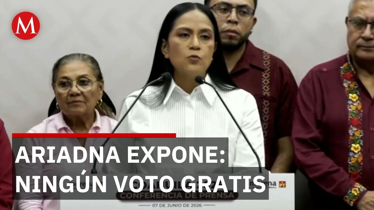 Ariadna Montiel denuncia operativo del PRI donde ningún voto fue gratis, todos fueron pagados