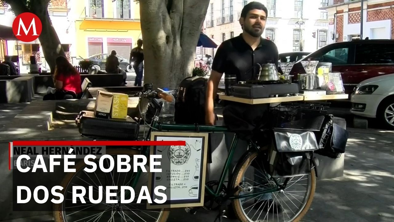Barista abandona cafetería exclusiva para vender café de especialidad en bicicleta