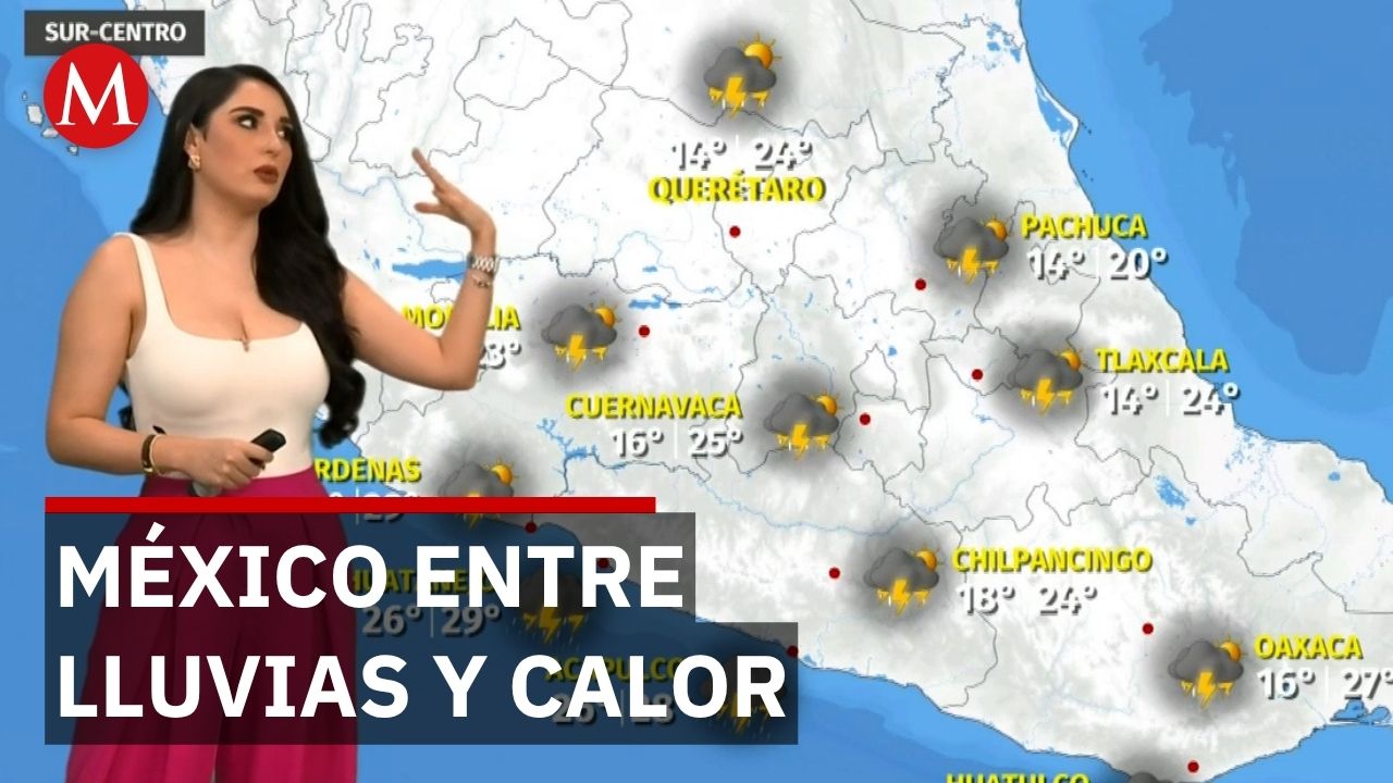 Mientras llueve en el centro, norte de México arde con temperaturas de hasta 40 grados