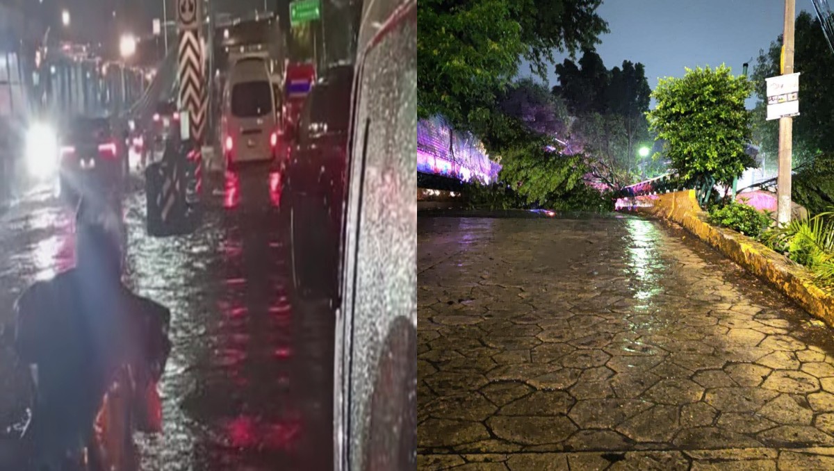 La López Portillo se convierte en río tras intensa lluvia | Especial