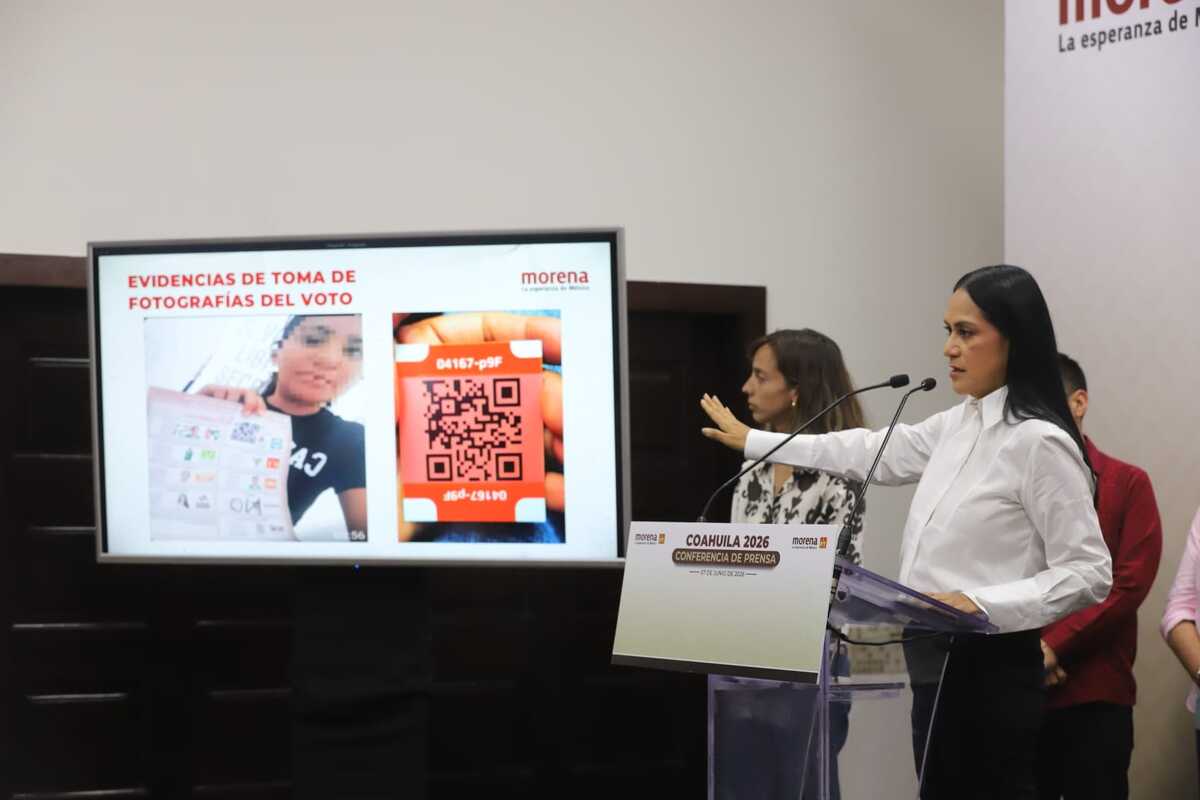 Montiel Reyes acusó que el PRI entregó códigos QR a los votantes con valor de hasta 500 pesos. | Foto: Javier Ríos