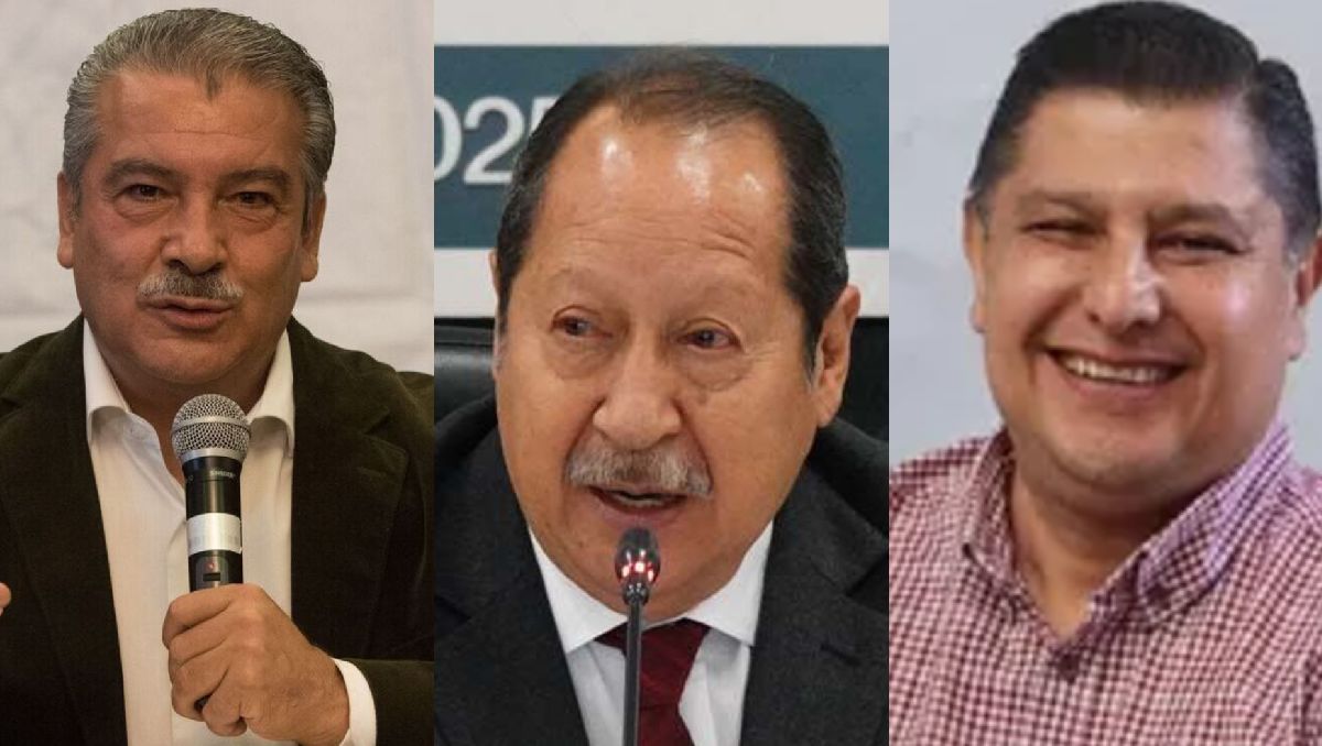 Morón, Godoy y Campos, los políticos investigados por el crimen de Carlos Manzo. Foto: Especial