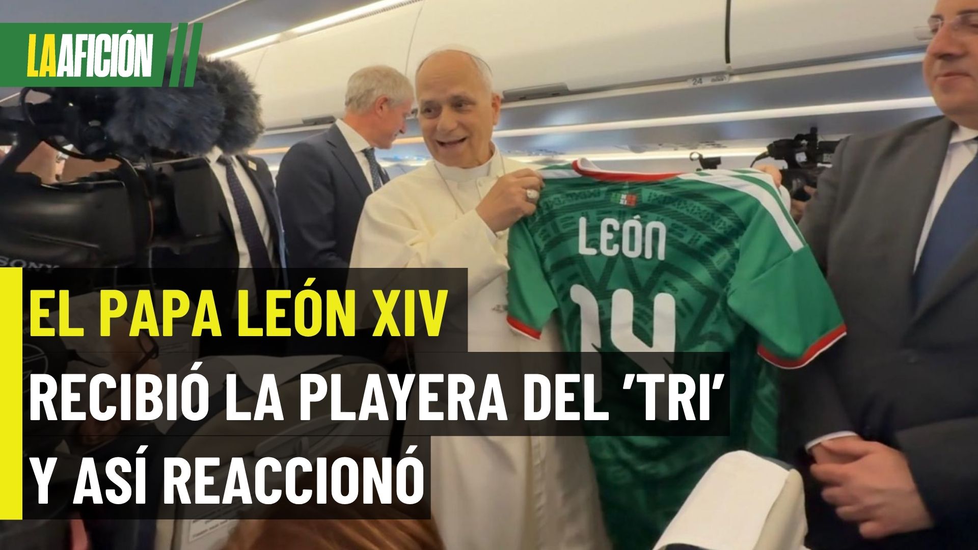 El papa León XIV recibe la playera de México y manda mensaje por el Mundial