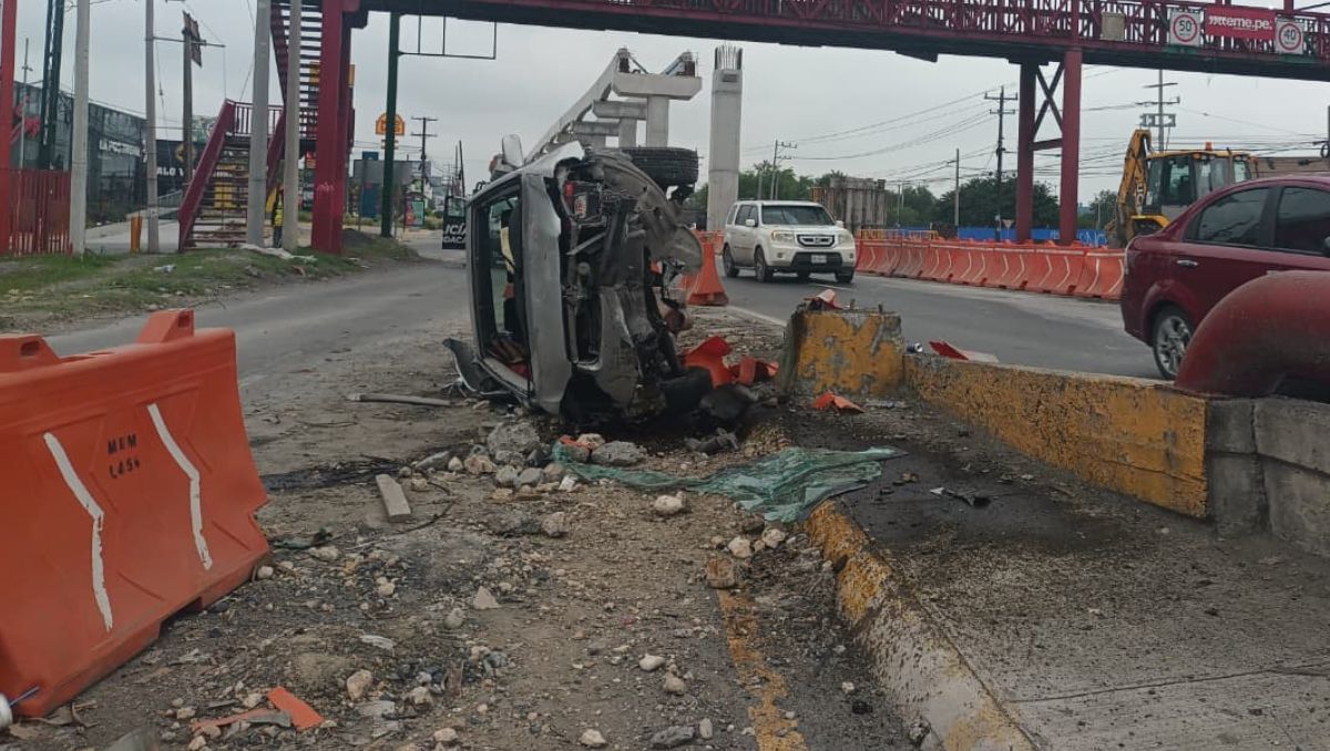 El percance movilizó a cuerpos de auxilio | Lolita Lastra