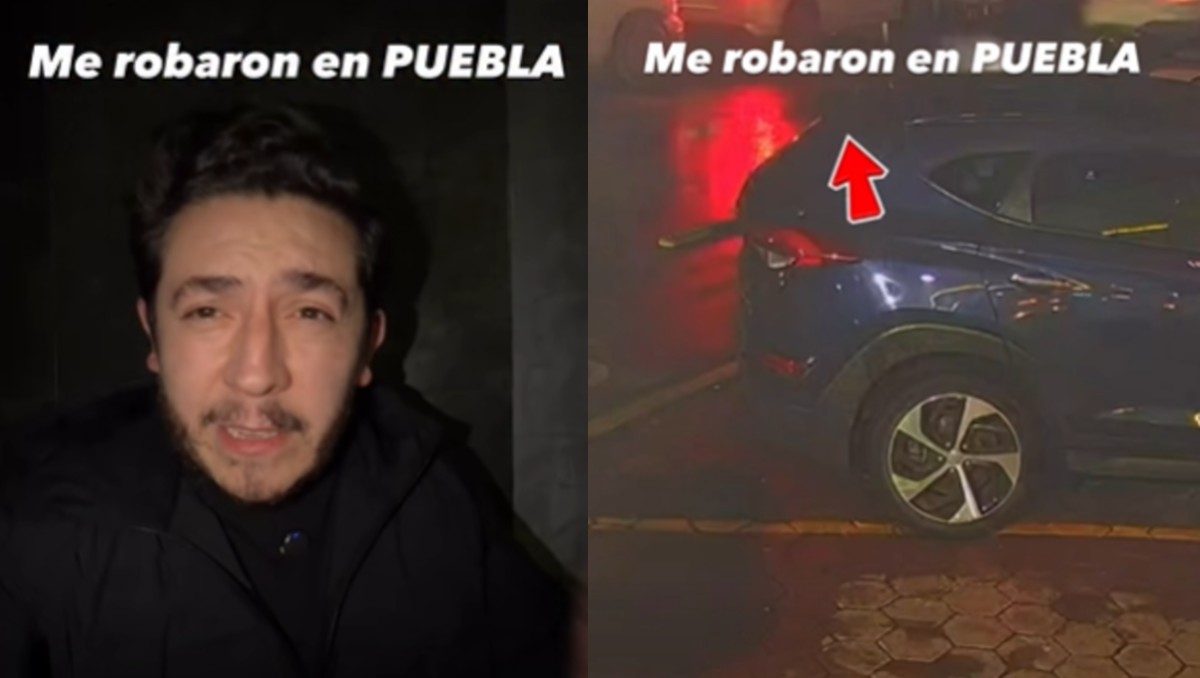 Reportan robo de vehículo de creador de contenido en zona comercial de Cholula | Especial