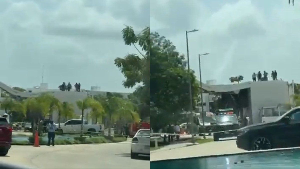 Tragedia en Cancún: suman dos víctimas por desplome en obra de caseta de seguridad | Captura