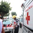 Accidente, ambulancia de la Cruz Roja, herido, lesionado, emergencia, paramédicos, paramédico, CLV