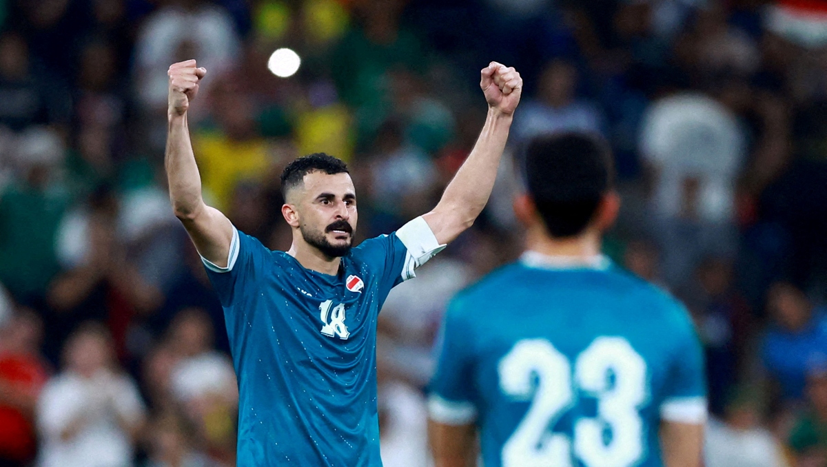 Aymen Hussein, el héroe del repechaje para Irak que busca ser factor en el Mundial (Reuters)
