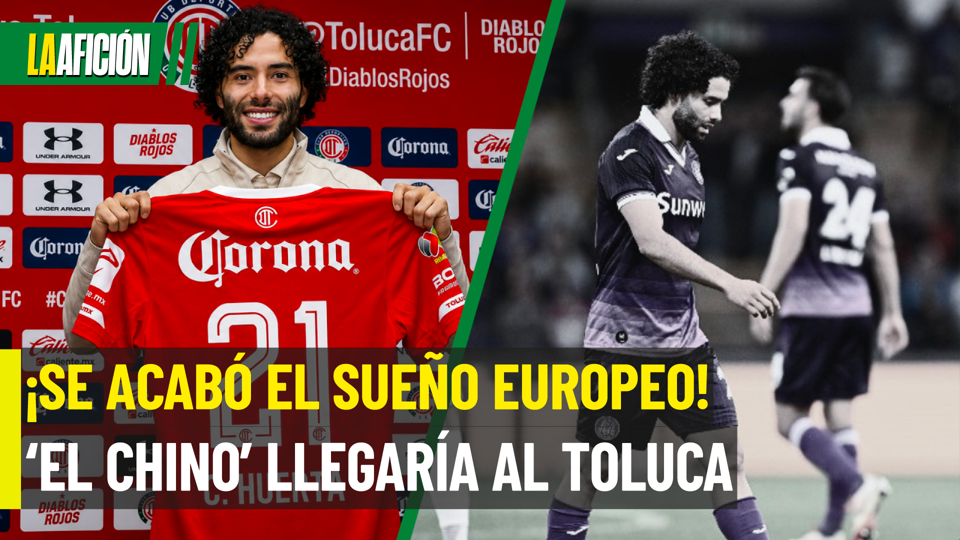 De Bélgica a Toluca: César Huerta estaría listo para volver al futbol mexicano