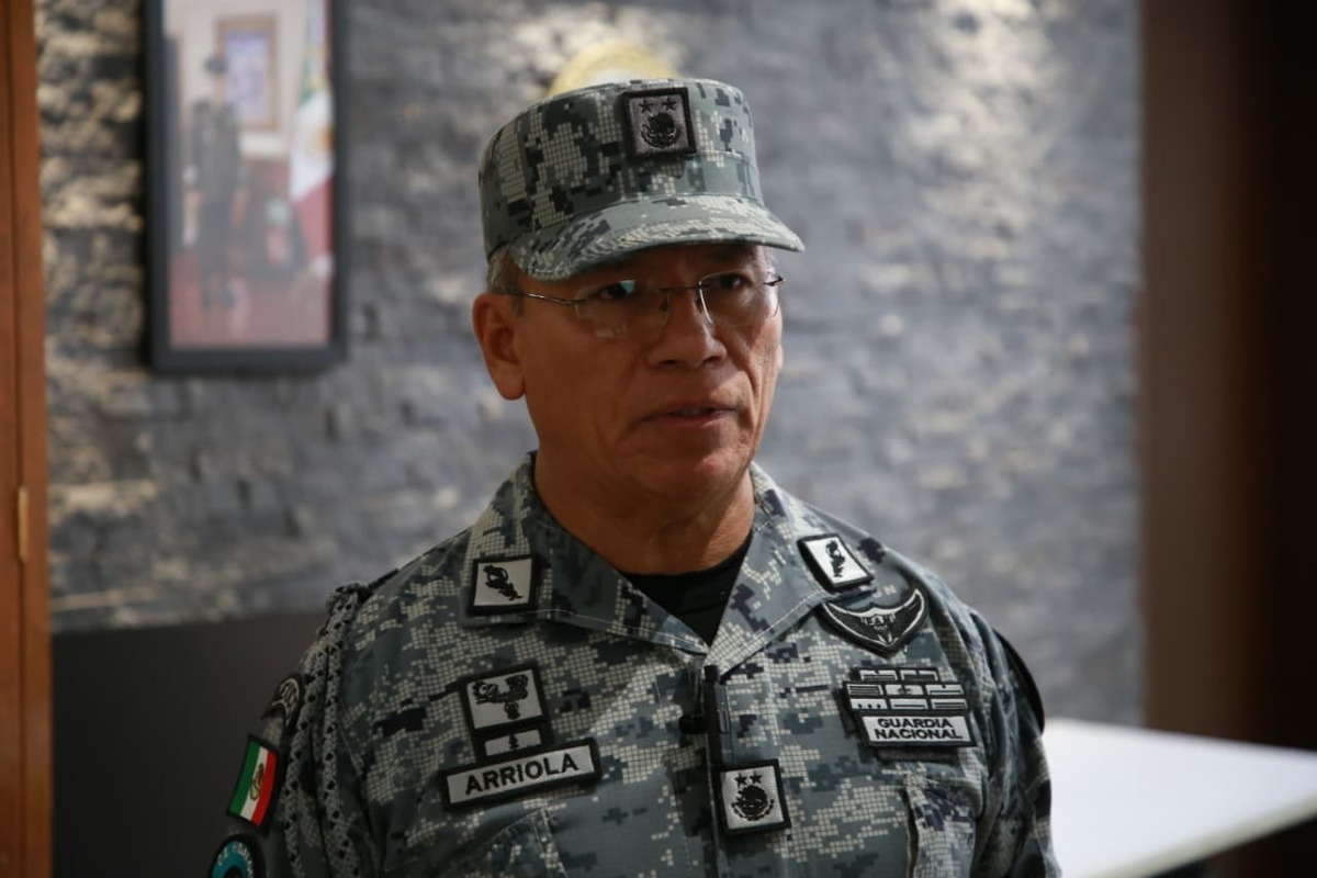 General de Brigada Abel Arriola Cervantes,  coordinador estatal de la Guardia Nacional (GN). (Jorge Sánchez)