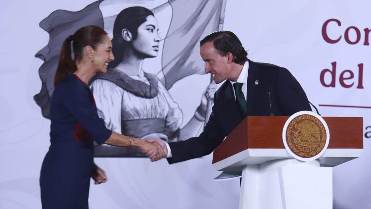 Claudia Sheinbaum y la Liga MX promueven red para detectar talentos de futbol (Juan Carlos Bautista)