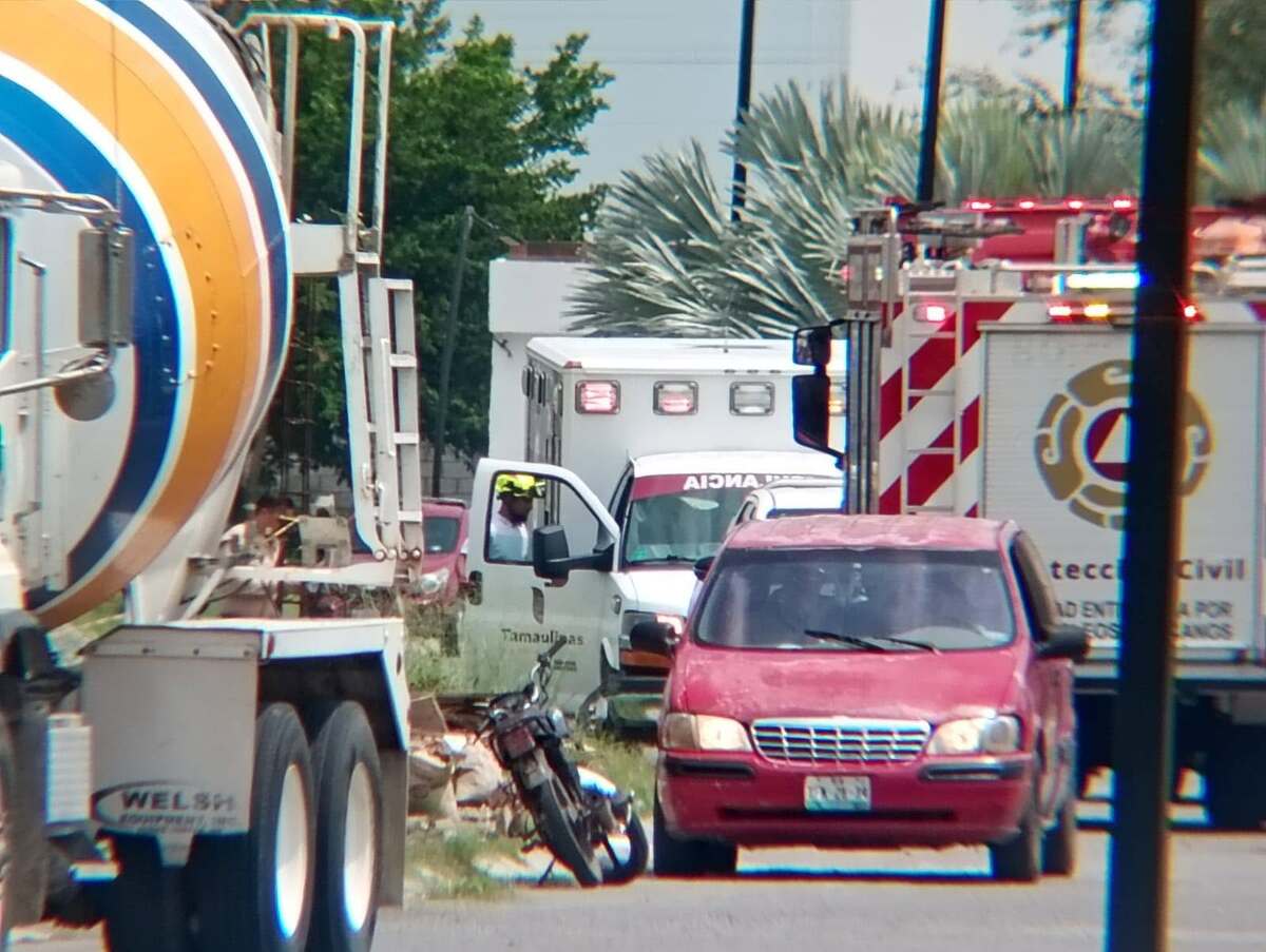 Colapsa losa en obra de Ciudad Victoria y deja cinco lesionados | Cortesía