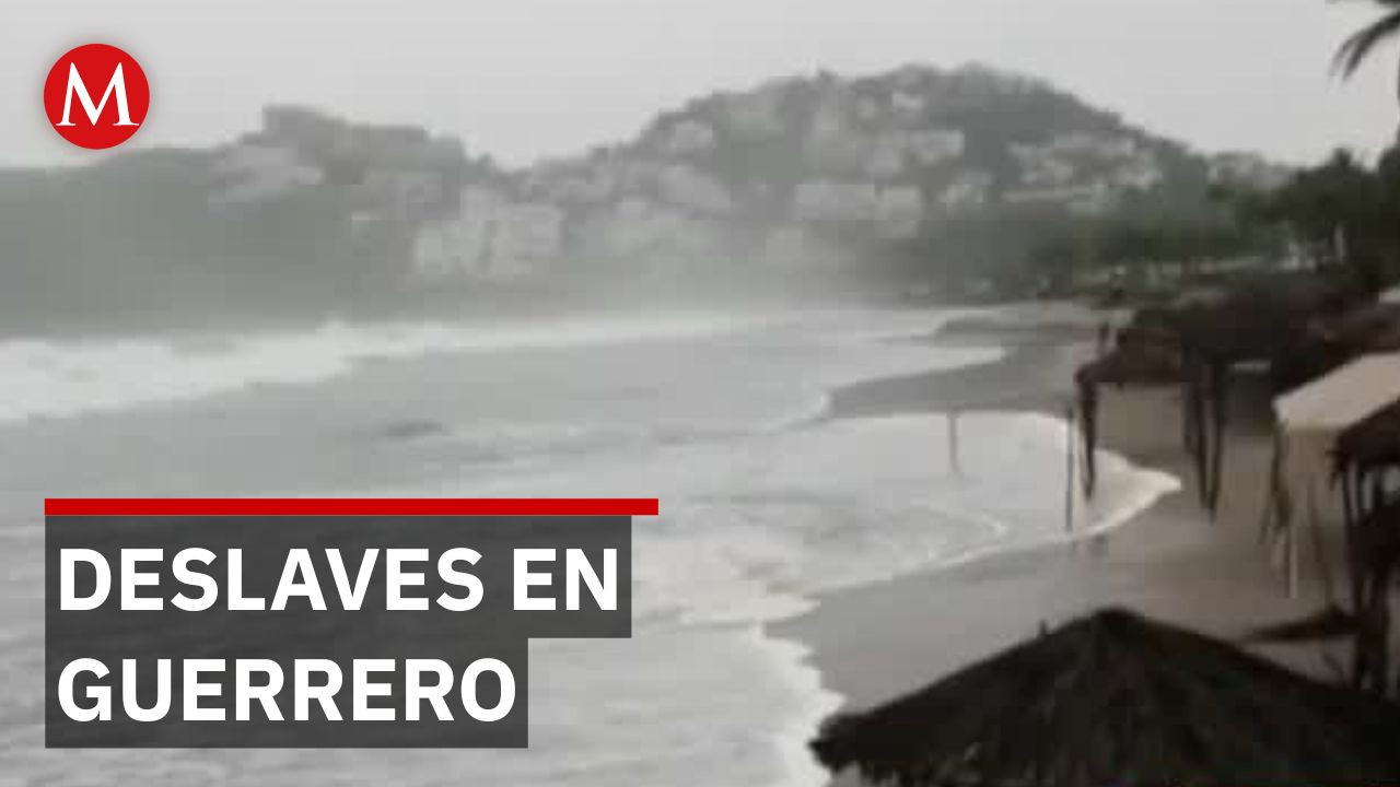 Comunidades en la sierra de Guerrero enfrentan riesgo de deslaves por lluvia persistente