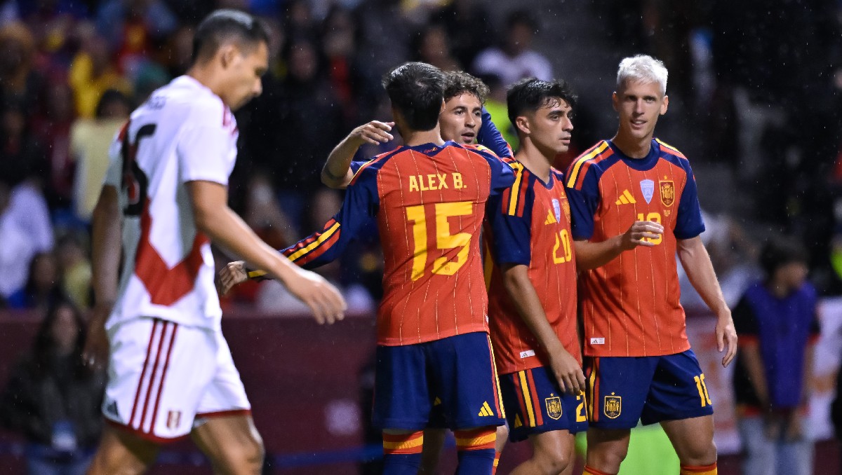 España derrota a Perú en el Estadio Cuauhtémoc para cerrar su preparación al Mundial 2026 (Imago7)