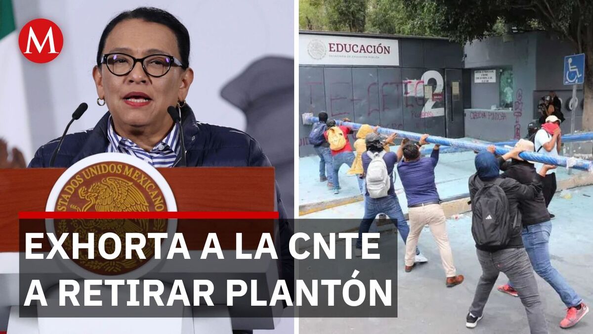 El firme llamado de Rosa Icela Rodríguez a la CNTE