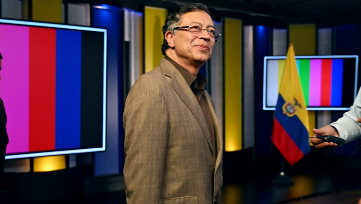 Gustavo Petro, presidente de Colombia durante una entrevista con AFP. | AFP