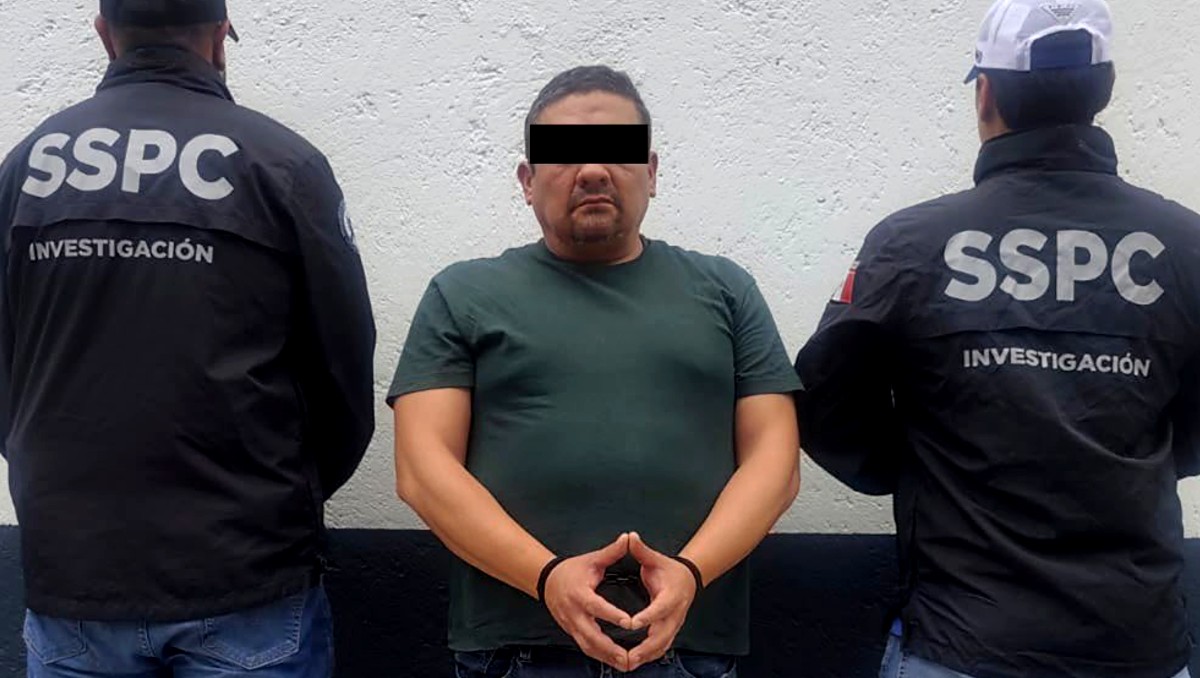Homero Figueroa Meza, alias ‘La Tripa’, fue detenido en Puebla. | Foto: SSPC