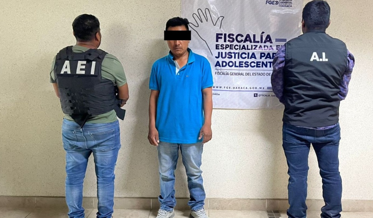 El imputado presuntamente abusó de su hijastra en repetidas ocasiones | Foto: Fiscalía de Oaxaca