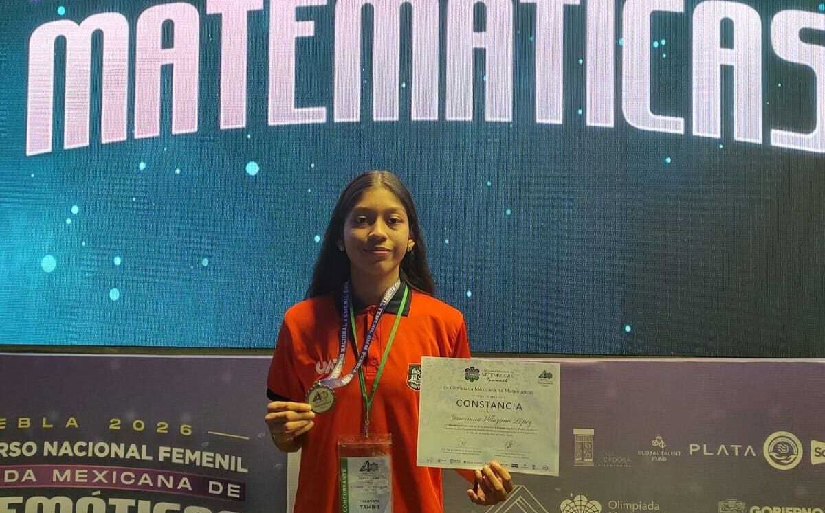 La joven tamaulipeca consiguió el resultado tras participar en el certamen realizado en la Benemérita Universidad Autónoma de Puebla. | Cortesía