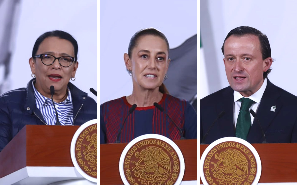La Mañanera de Sheinbaum hoy 8 de junio desde Palacio Nacional | Fotos:  Juan Carlos Bautista