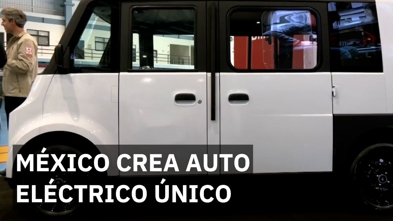 México crea auto eléctrico que parece taxi pero aguanta charcos y carga mercancía
