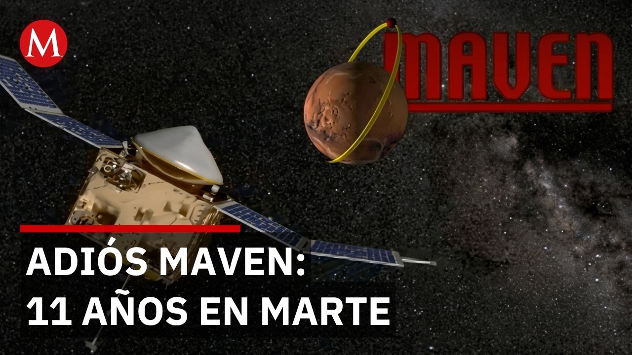 NASA despidió sonda MAVEN que funcionaba perfectamente en Marte tras 11 años